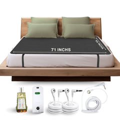 ELECTRAWAVE Grounding Mattress Cover Pad, Reduce Pain, Sleep Better and Promote Natural Wellness